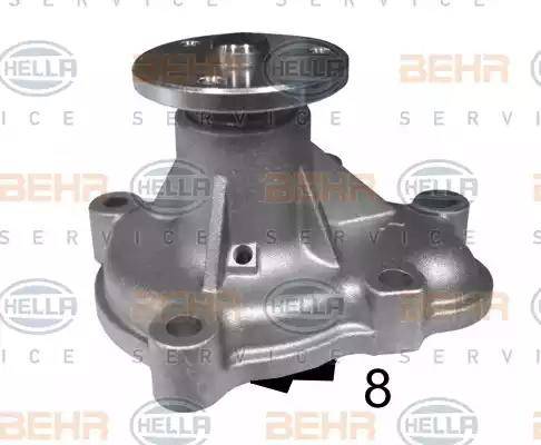 BEHR HELLA Service 8MP 376 810-284 - Pompa acqua autozon.pro