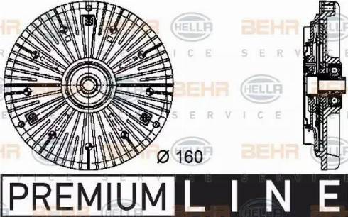 BEHR HELLA Service 8MV 376 732-071 - Giunto di collegamento, Ventilatore radiatore autozon.pro