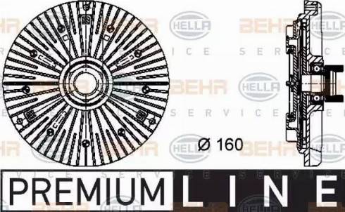 BEHR HELLA Service 8MV 376 732-111 - Giunto di collegamento, Ventilatore radiatore autozon.pro