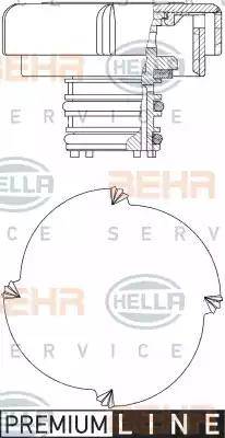 BEHR HELLA Service 8MY 376 743-431 - Tappo, serbatoio refrigerante autozon.pro