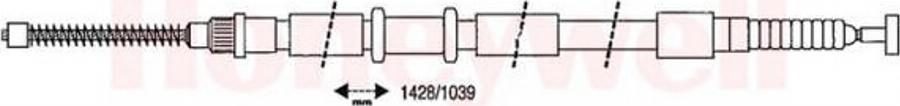 BENDIX 432652B - Cavo comando, Freno stazionamento autozon.pro