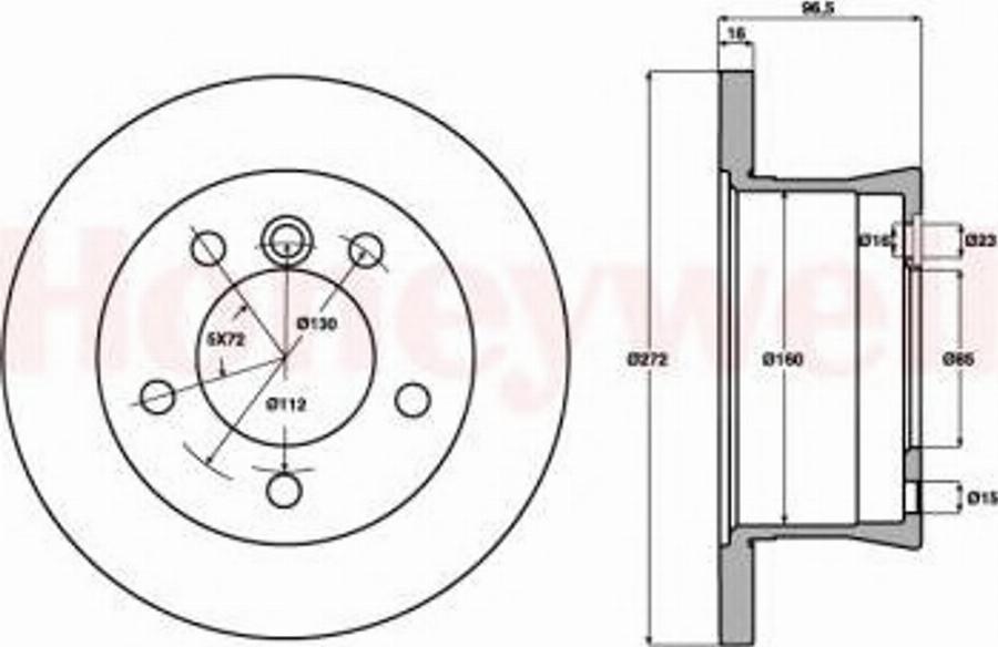 BENDIX 569121 B - Discofreno autozon.pro