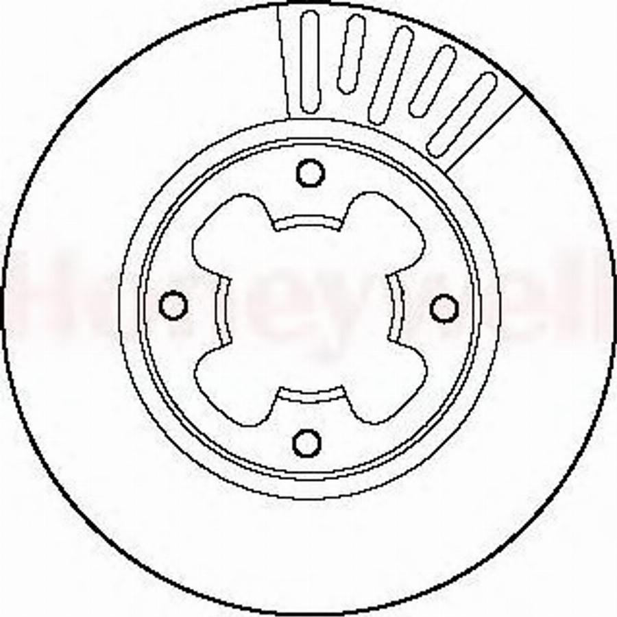 BENDIX 561423B - Discofreno autozon.pro