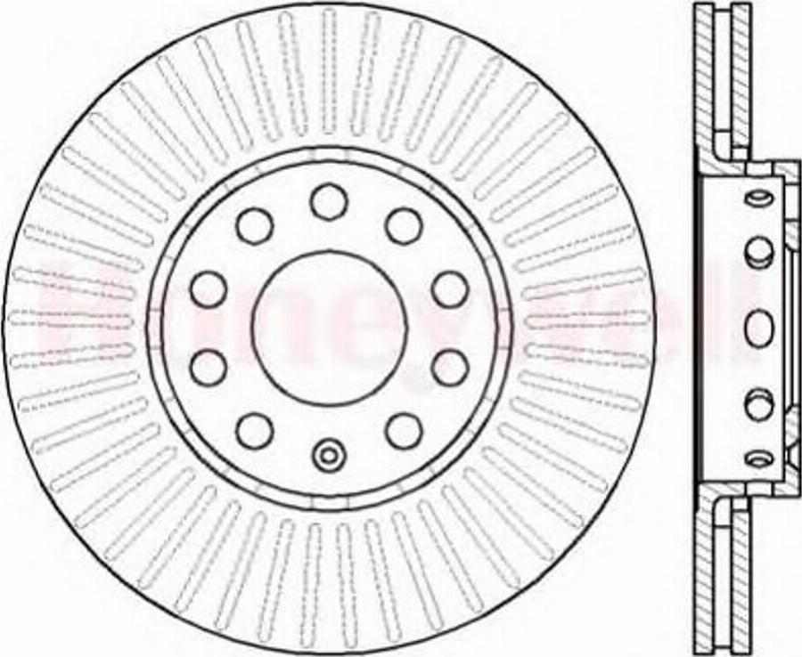 BENDIX 561548 B - Discofreno autozon.pro