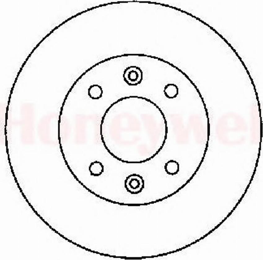 BENDIX 561534B - Discofreno autozon.pro