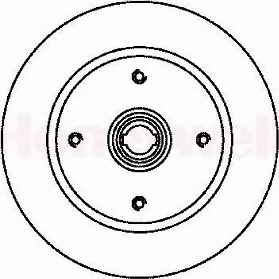 BENDIX 561057B - Discofreno autozon.pro