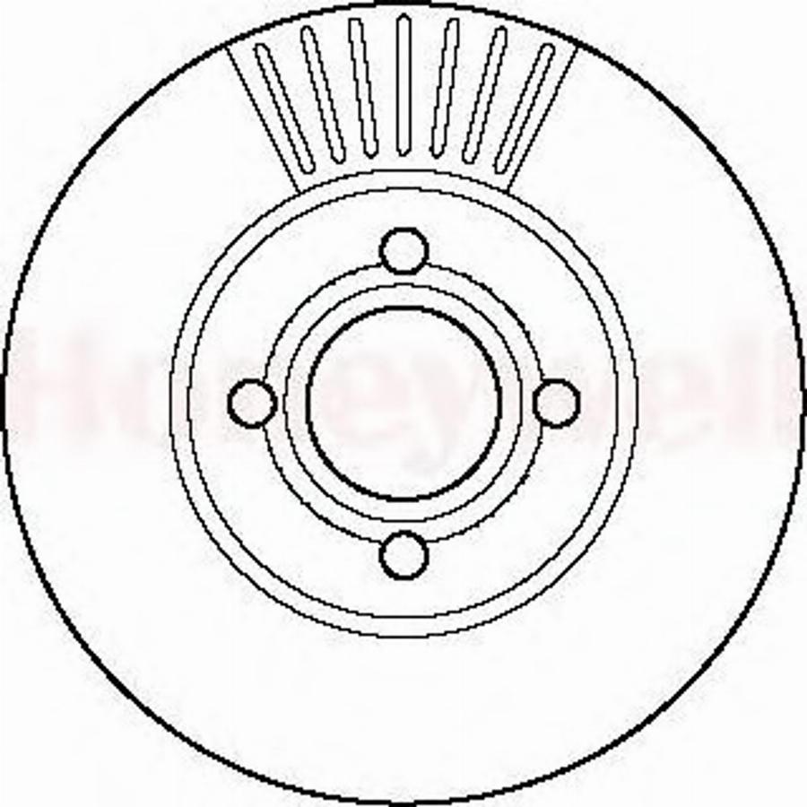 BENDIX 561823 B - Discofreno autozon.pro