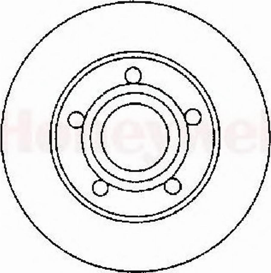 BENDIX 561247B - Discofreno autozon.pro