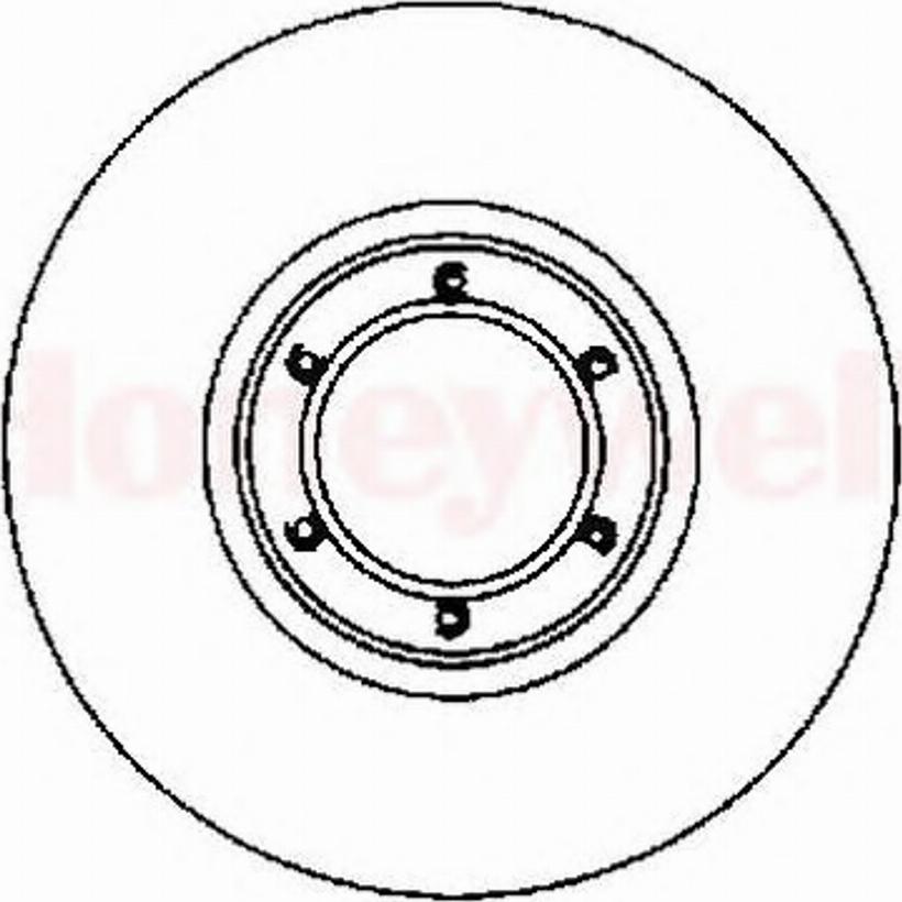 BENDIX 561254 B - Discofreno autozon.pro