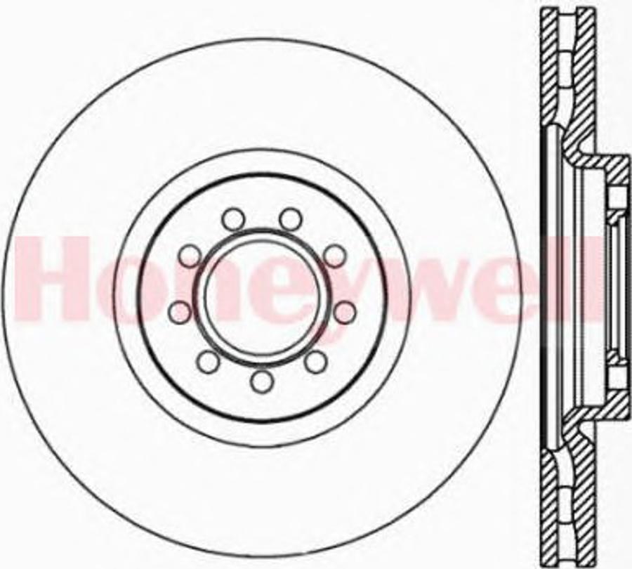 BENDIX 562491B - Discofreno autozon.pro