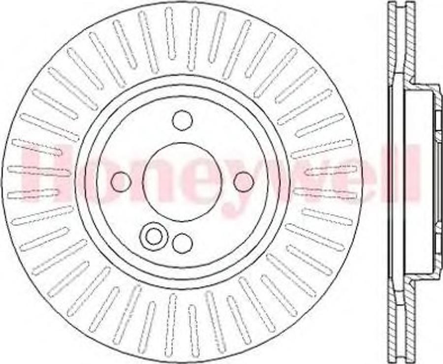 BENDIX 562444B - Discofreno autozon.pro