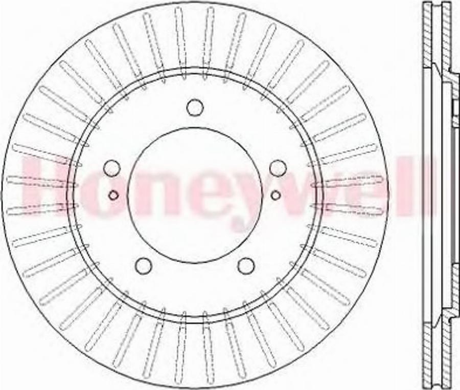 BENDIX 562445B - Discofreno autozon.pro