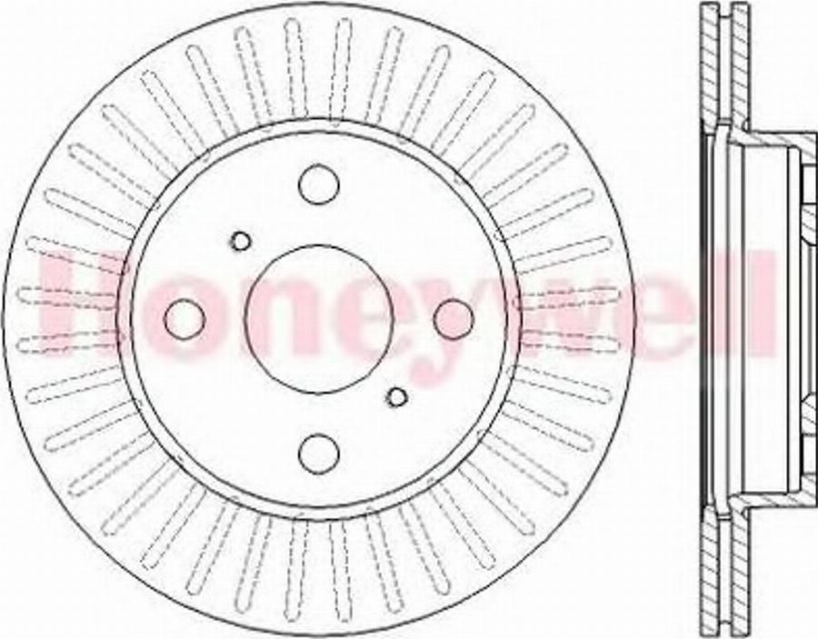 BENDIX 562443B - Discofreno autozon.pro