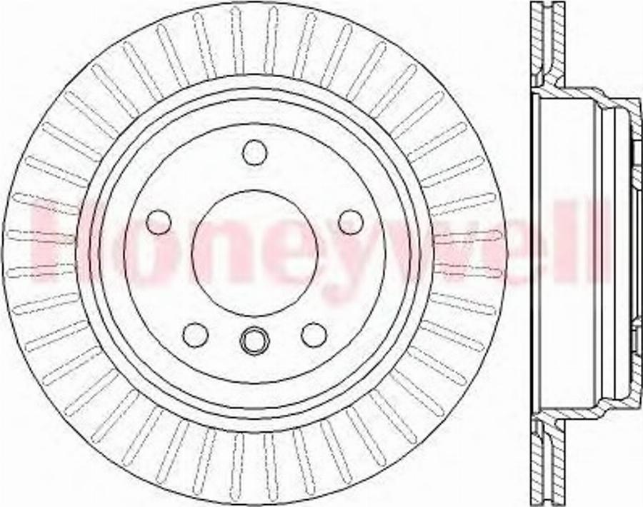 BENDIX 562442B - Discofreno autozon.pro