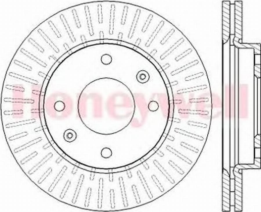 BENDIX 562459B - Discofreno autozon.pro