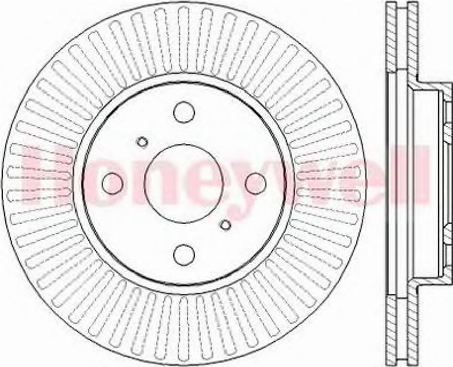 BENDIX 562455B - Discofreno autozon.pro