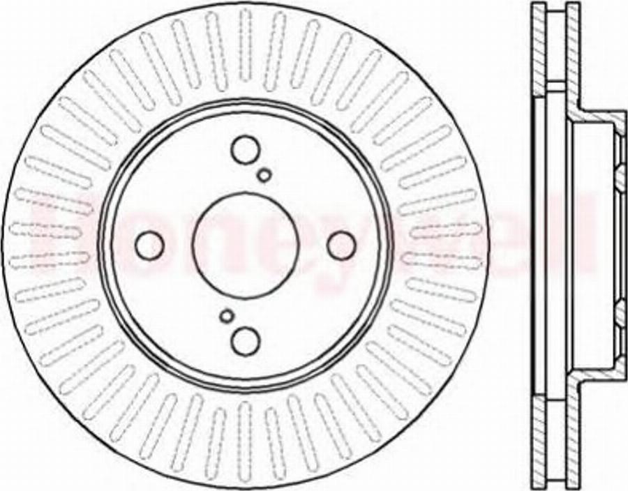 BENDIX 562414 B - Discofreno autozon.pro