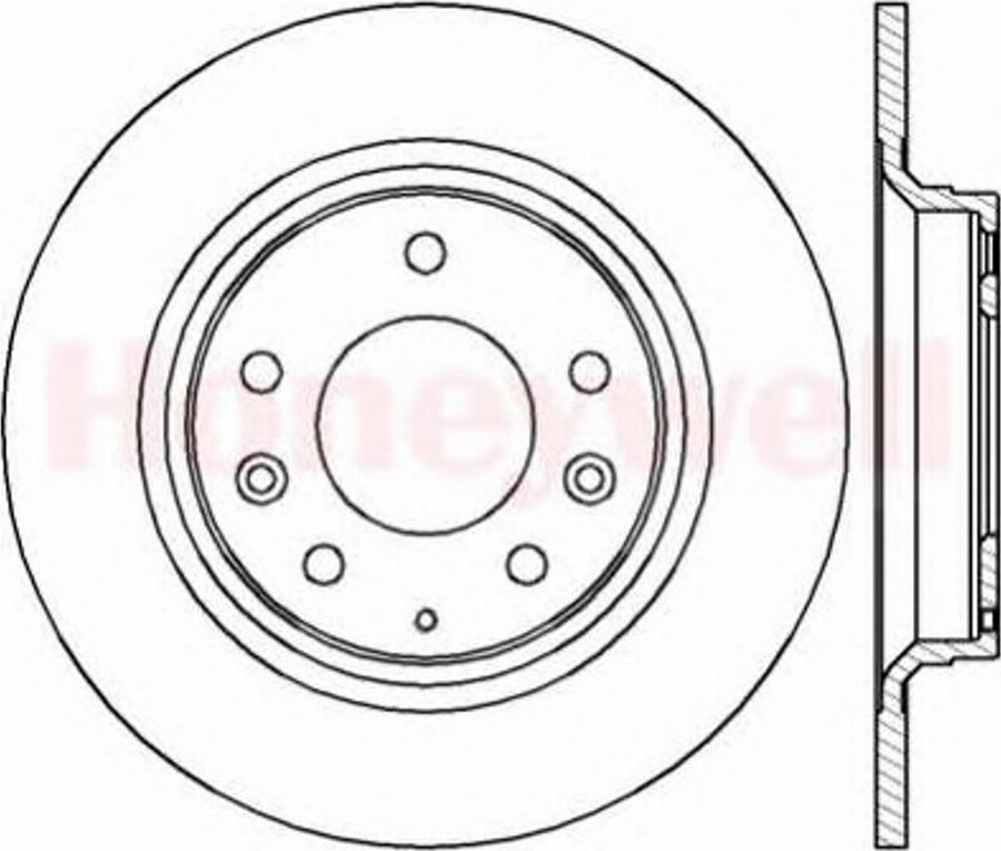 BENDIX 562416B - Discofreno autozon.pro