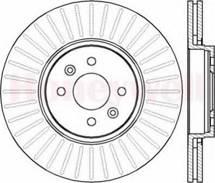 BENDIX 562410B - Discofreno autozon.pro