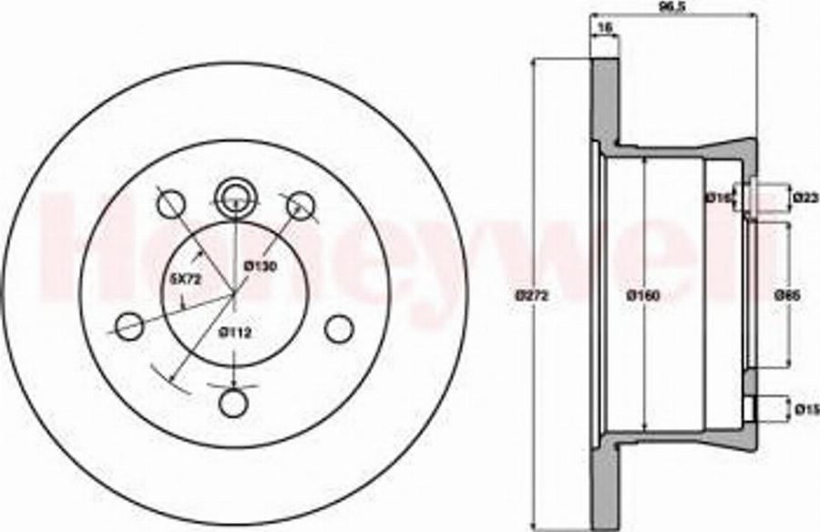 BENDIX 562482 B - Discofreno autozon.pro