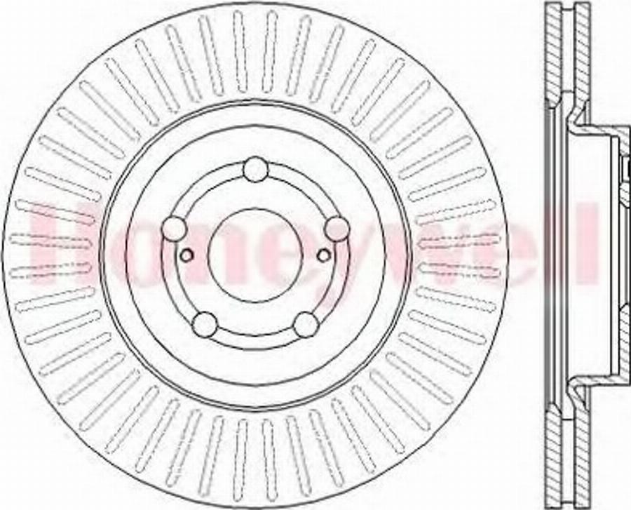 BENDIX 562439B - Discofreno autozon.pro