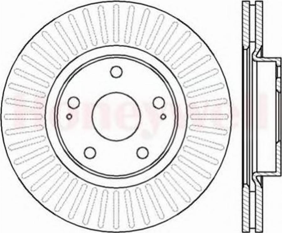 BENDIX 562430B - Discofreno autozon.pro