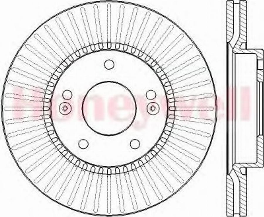 BENDIX 562433B - Discofreno autozon.pro