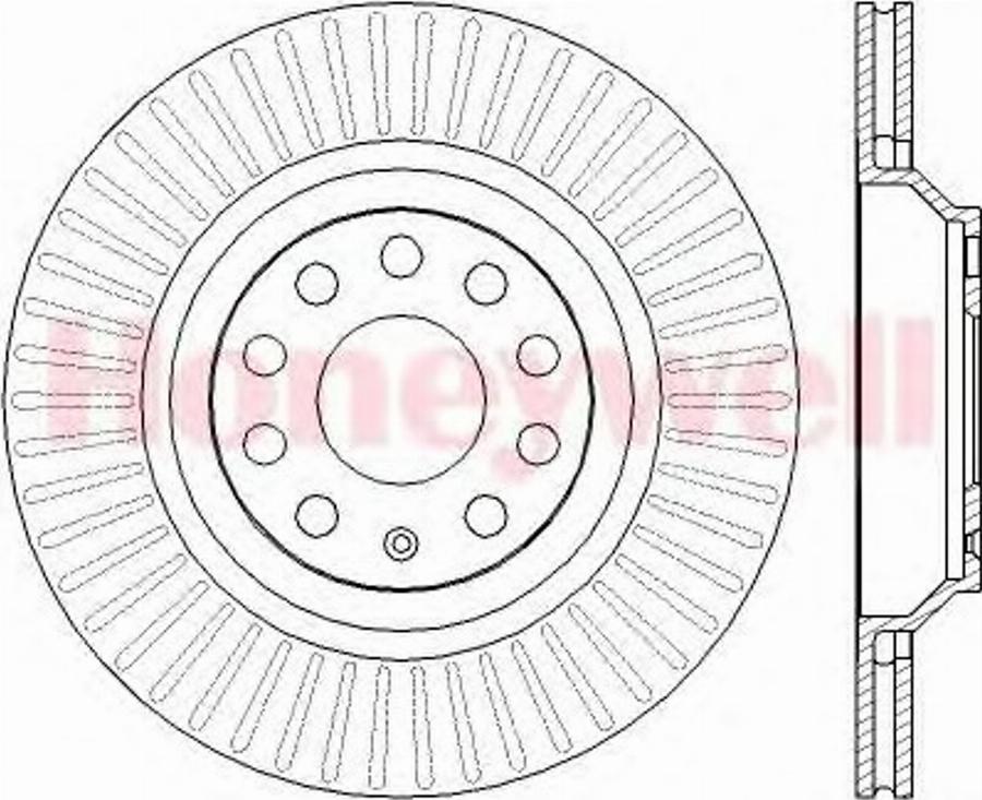 BENDIX 562432B - Discofreno autozon.pro