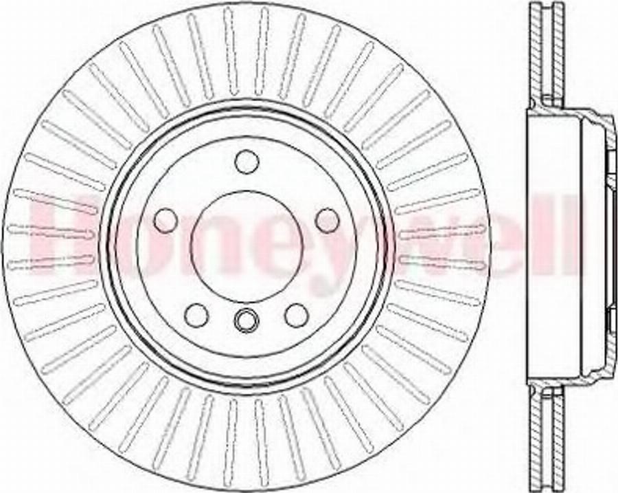 BENDIX 562437B - Discofreno autozon.pro