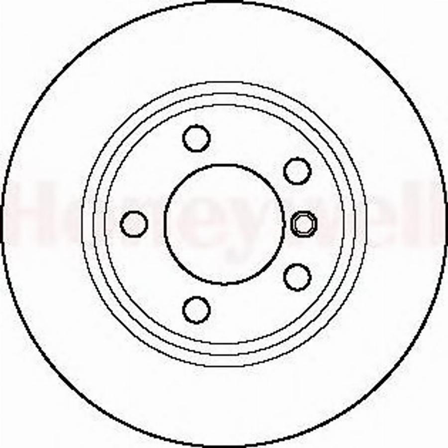 BENDIX 562090 B - Discofreno autozon.pro