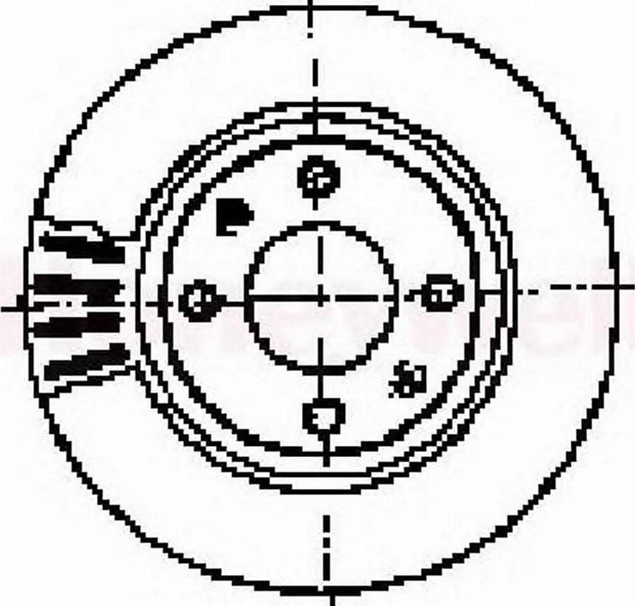 BENDIX 562045 B - Discofreno autozon.pro