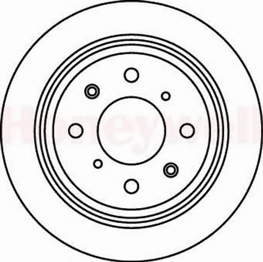 BENDIX 562016 B - Discofreno autozon.pro