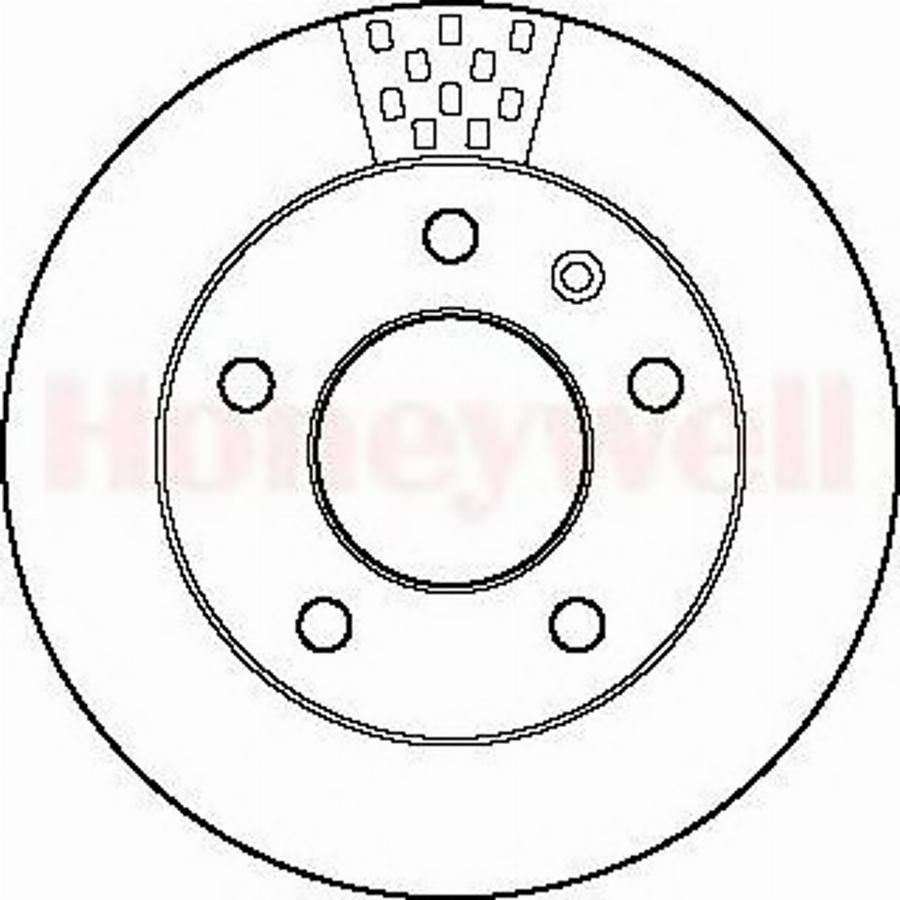 BENDIX 562086 B - Discofreno autozon.pro