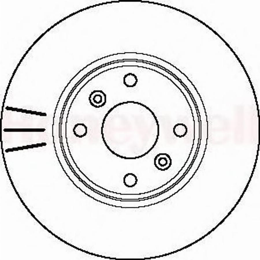 BENDIX 562103 B - Discofreno autozon.pro