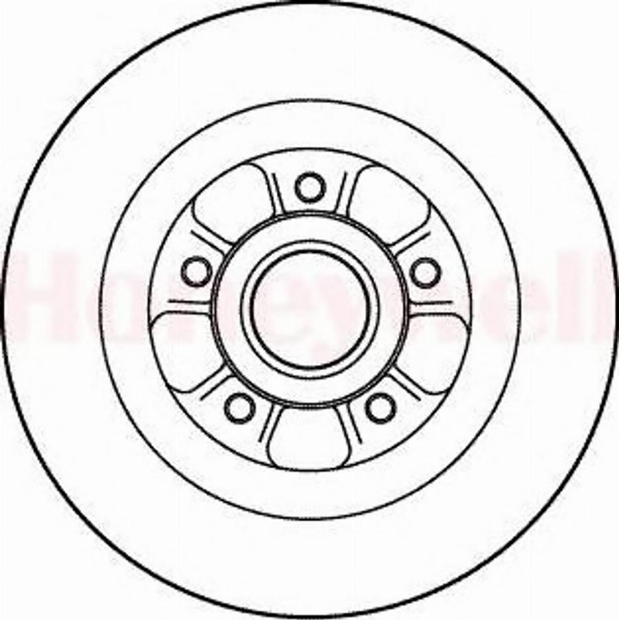 BENDIX 562184 B - Discofreno autozon.pro