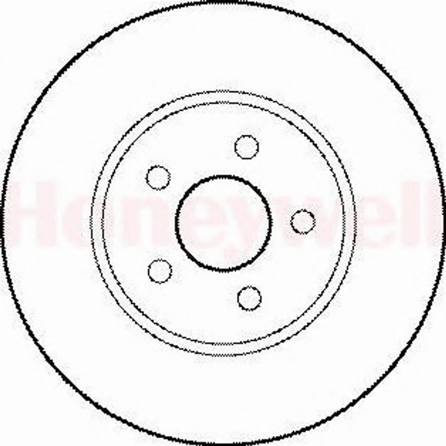 BENDIX 562180 B - Discofreno autozon.pro