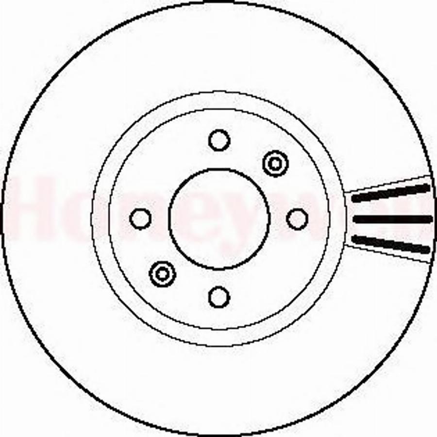 BENDIX 562131 B - Discofreno autozon.pro