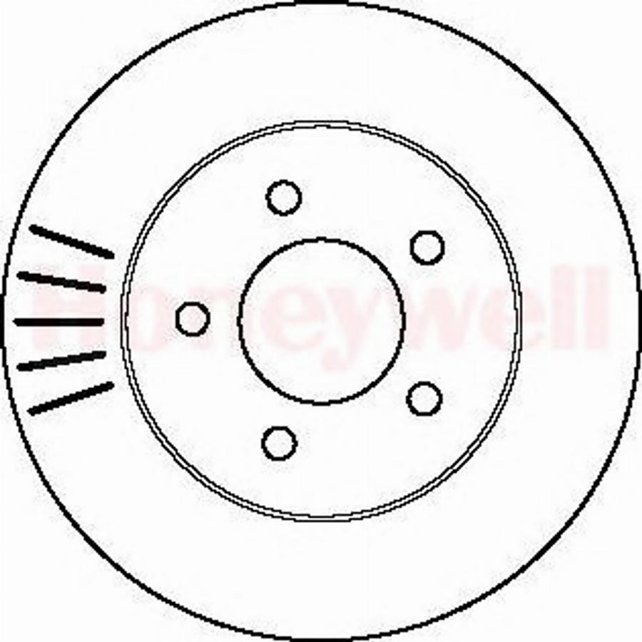 BENDIX 562137 B - Discofreno autozon.pro