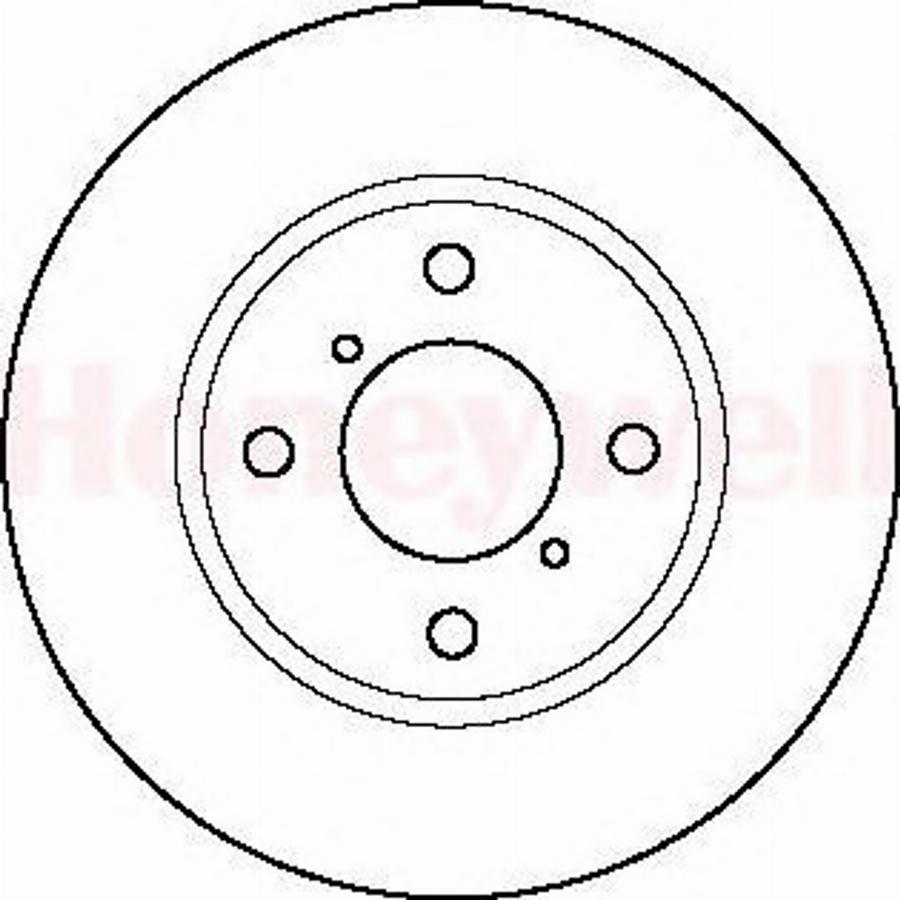 BENDIX 562124 B - Discofreno autozon.pro