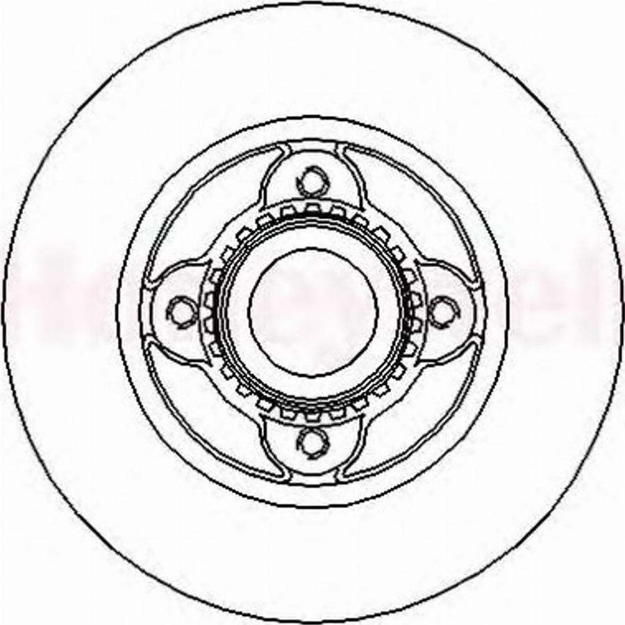 BENDIX 562366B - Discofreno autozon.pro