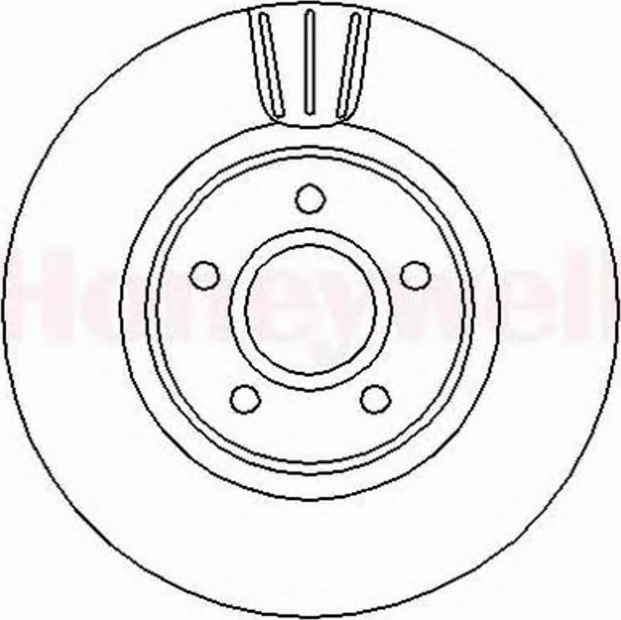 BENDIX 562363B - Discofreno autozon.pro