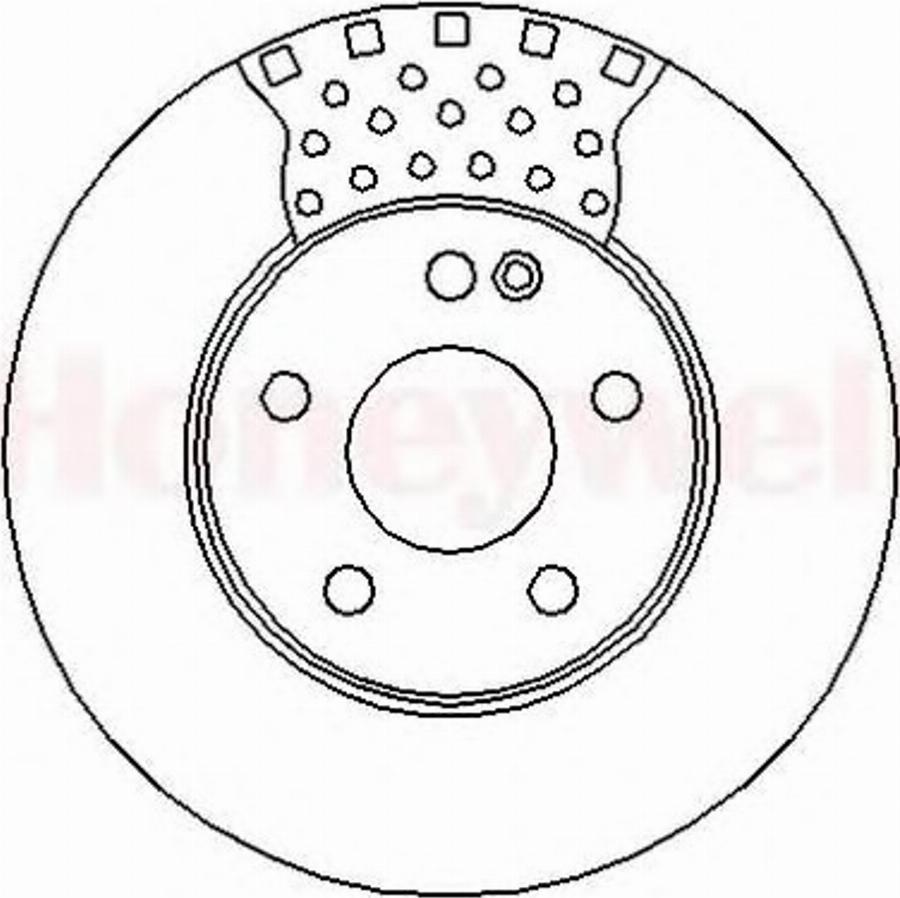 BENDIX 562314B - Discofreno autozon.pro