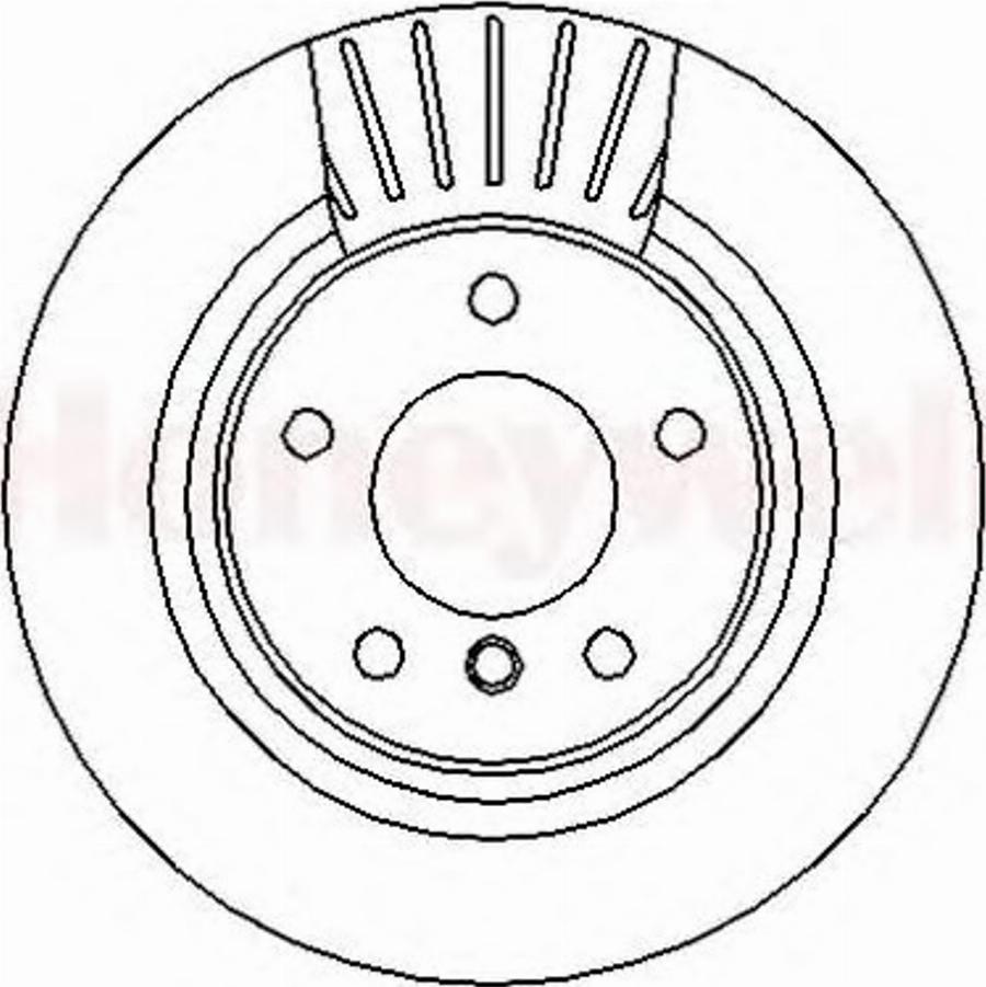 BENDIX 562316B - Discofreno autozon.pro