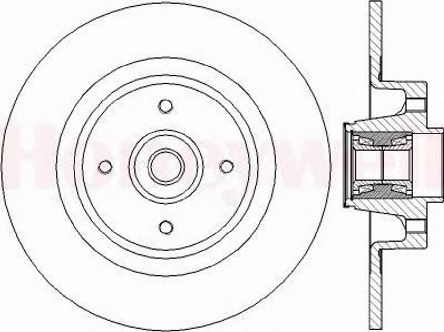 BENDIX 562379B - Discofreno autozon.pro