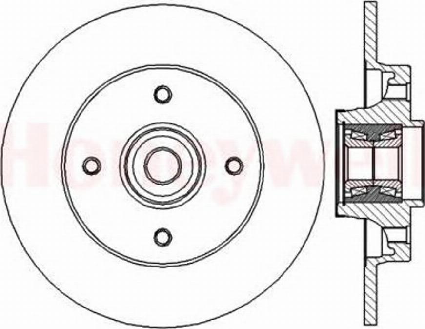 BENDIX 562373B - Discofreno autozon.pro