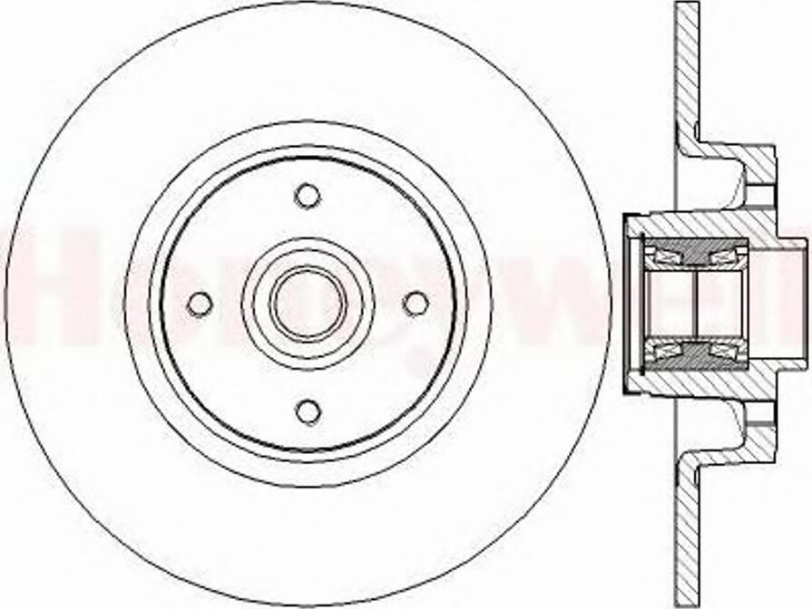 BENDIX 562377B - Discofreno autozon.pro