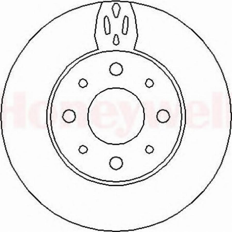 BENDIX 562296 B - Discofreno autozon.pro