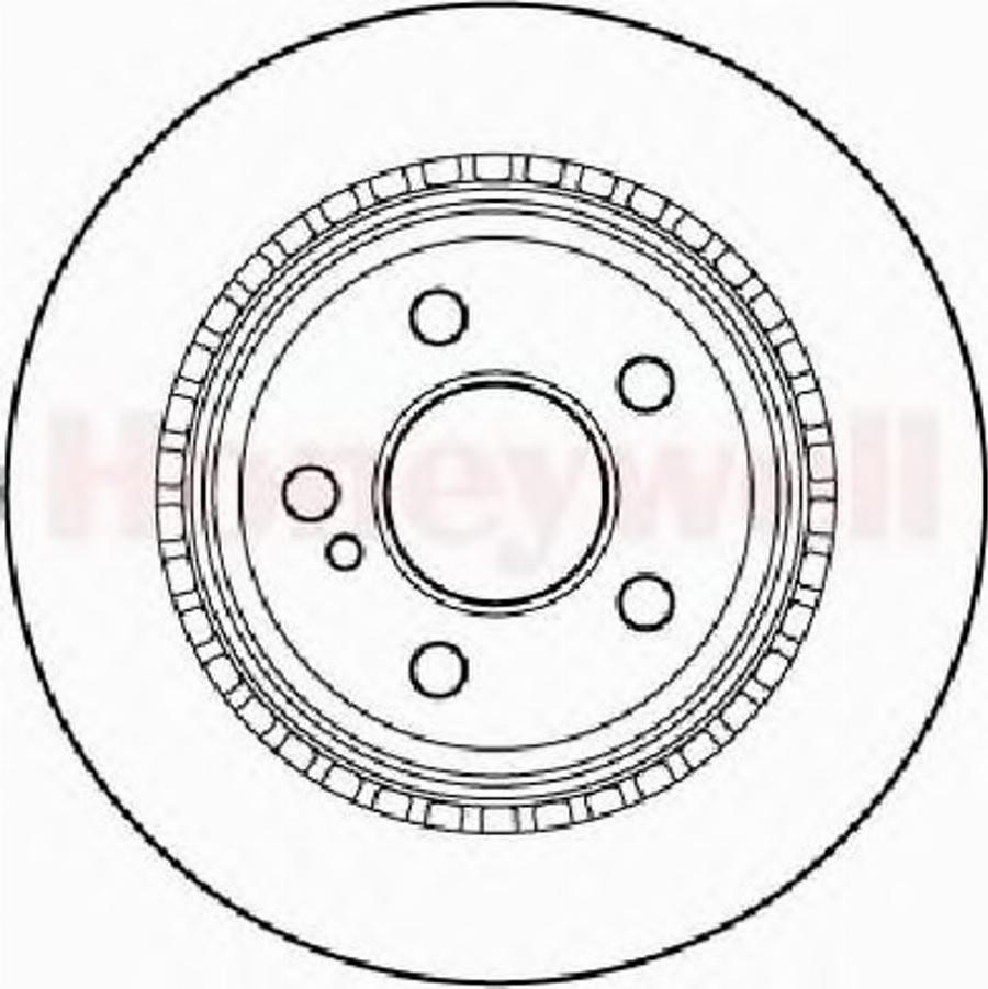 BENDIX 562242 B - Discofreno autozon.pro