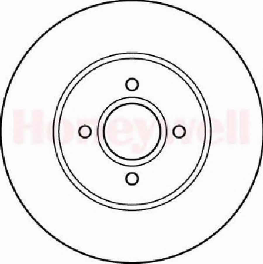 BENDIX 562206 B - Discofreno autozon.pro