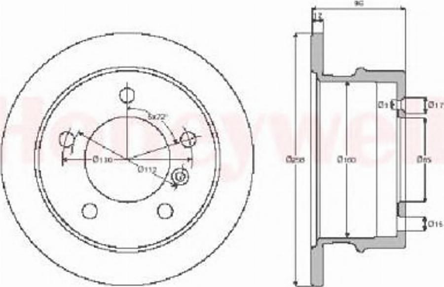 BENDIX 567771 B - Discofreno autozon.pro